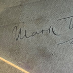 MARK TWAIN / SAMUEL L. CLEMENS * JSA * Autograph 'Savage Club' Photo Signed