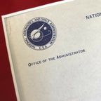 WERNHER VON BRAUN * Signed "Space Frontier" NASA Letter Postscript * Autograph