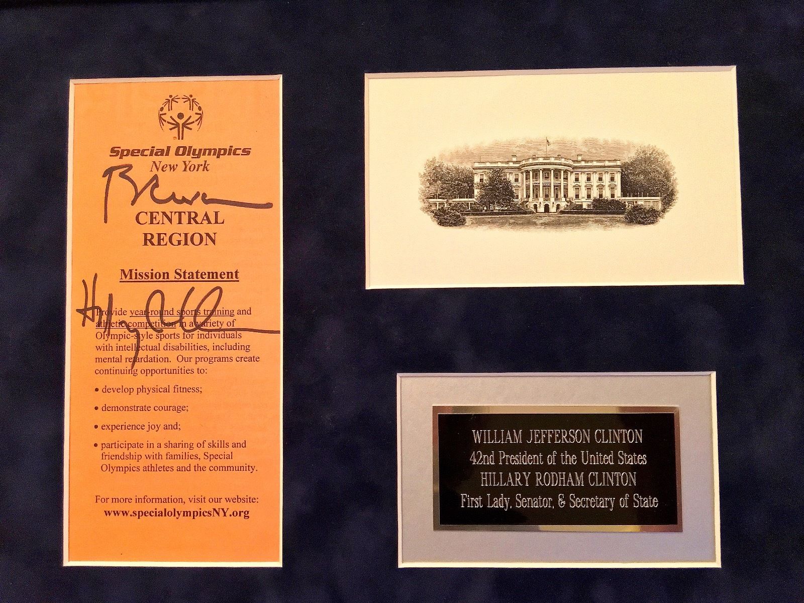 HILLARY CLINTON + BILL PSA/DNA Authentic AUTOGRAPH Duo SIGNED President