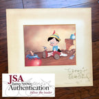 WALT DISNEY * JSA LOA Phil Sears * Pinocchio Signed Production Cel Autograph