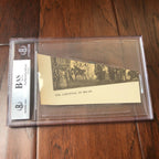 WALT DISNEY * Beckett BAS Slabbed * Large Autograph Cut Signature Signed *