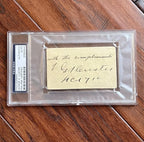 GEORGE CUSTER * PSA * Autograph CDV Photo Signed 3 Months Before Little Big Horn