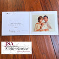 PRINCESS DIANA and KING CHARLES III * JSA * Signed 1982 Christmas Card Autograph