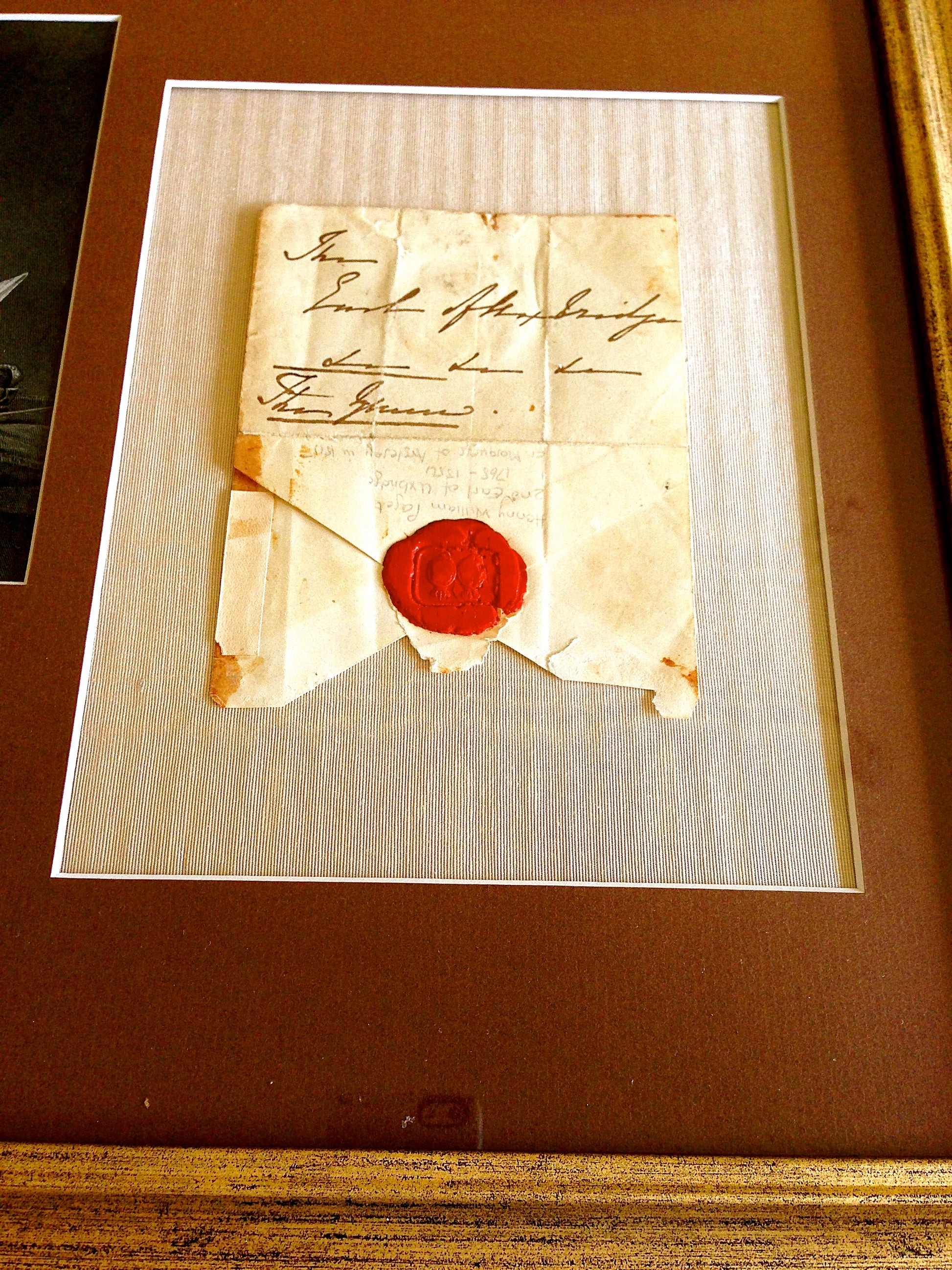 QUEEN VICTORIA * HAND SIGNED Envelope * Autographed "The Queen" * WAX SEAL
