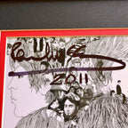 PAUL MCCARTNEY * Perry Cox * BEATLES REVOLVER Autograph Mini GOLD RECORD Signed