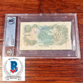 PAUL MCCARTNEY * BAS BECKETT * Autograph One Pound Note Signed * The Beatles