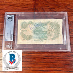 PAUL MCCARTNEY * BAS BECKETT * Autograph One Pound Note Signed * The Beatles