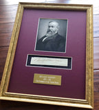 BENJAMIN HARRISON * Genuine SIGNED Clipped AUTOGRAPH * President Signature