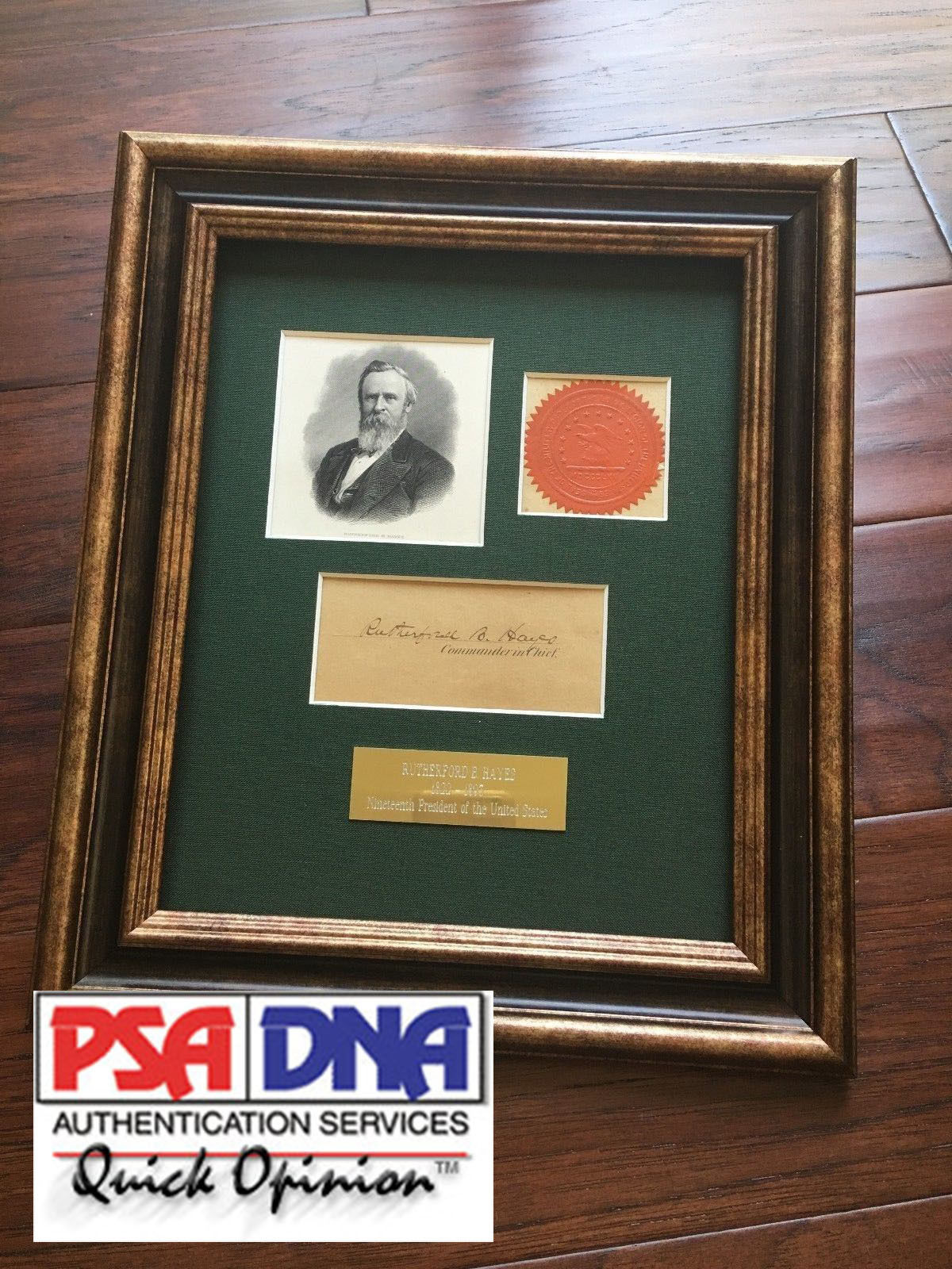 RUTHERFORD B. HAYES * PSA/DNA * Scarce Full Autograph Signed ** as PRESIDENT **