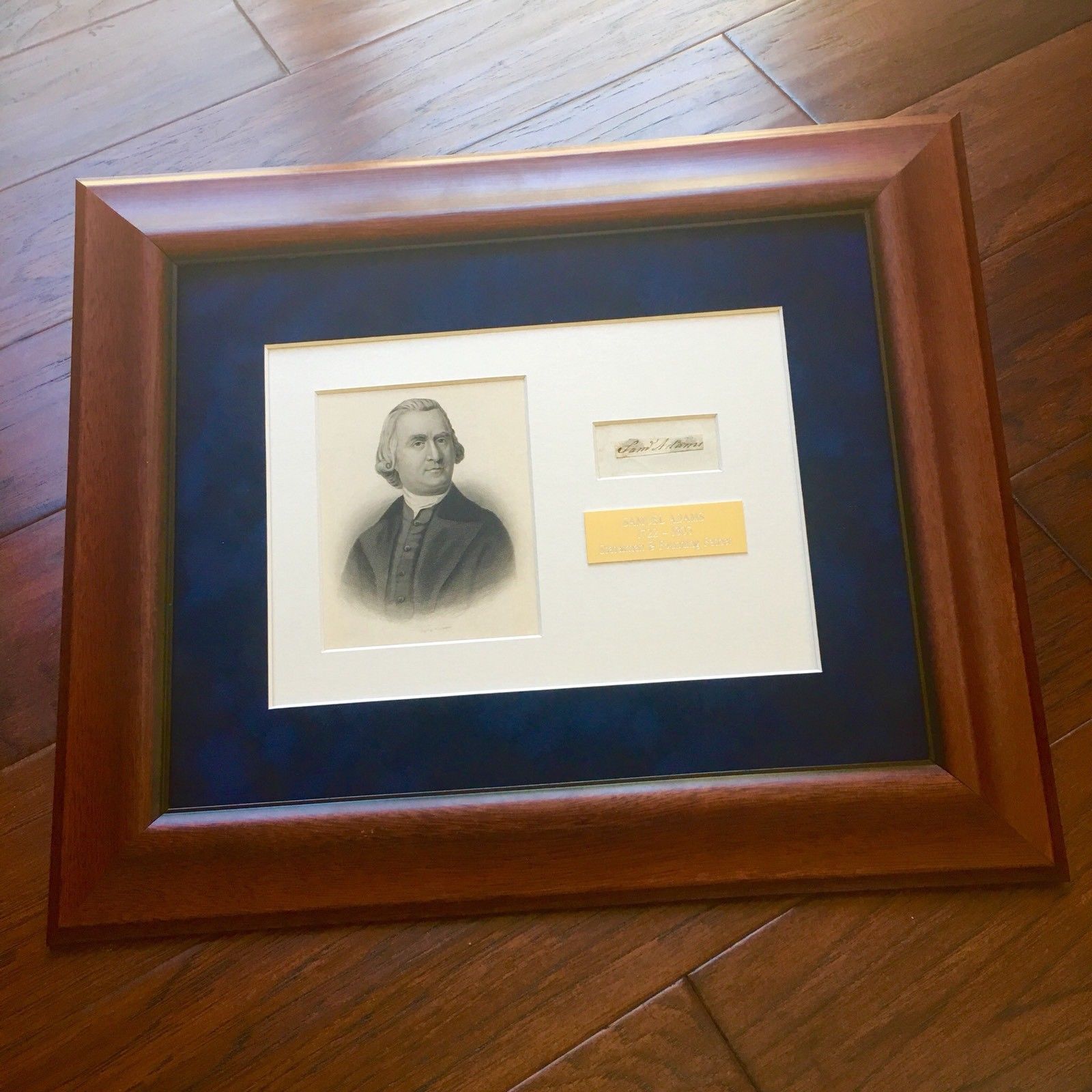 SAMUEL ADAMS * Scarce AUTOGRAPH Cut Signature SIGNED * Declaration Independence