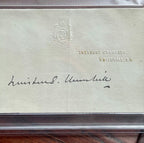 WINSTON S. CHURCHILL * PSA/DNA Slab * Autograph Cut TREASURY Signature SIGNED