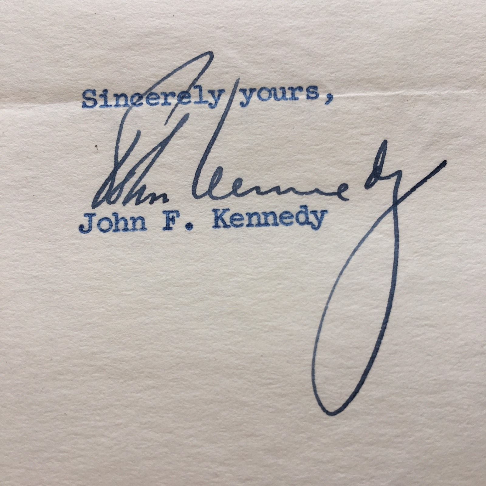 JOHN F. KENNEDY * JSA COA * Scarce Authentic JFK AUTOGRAPH Signed * President