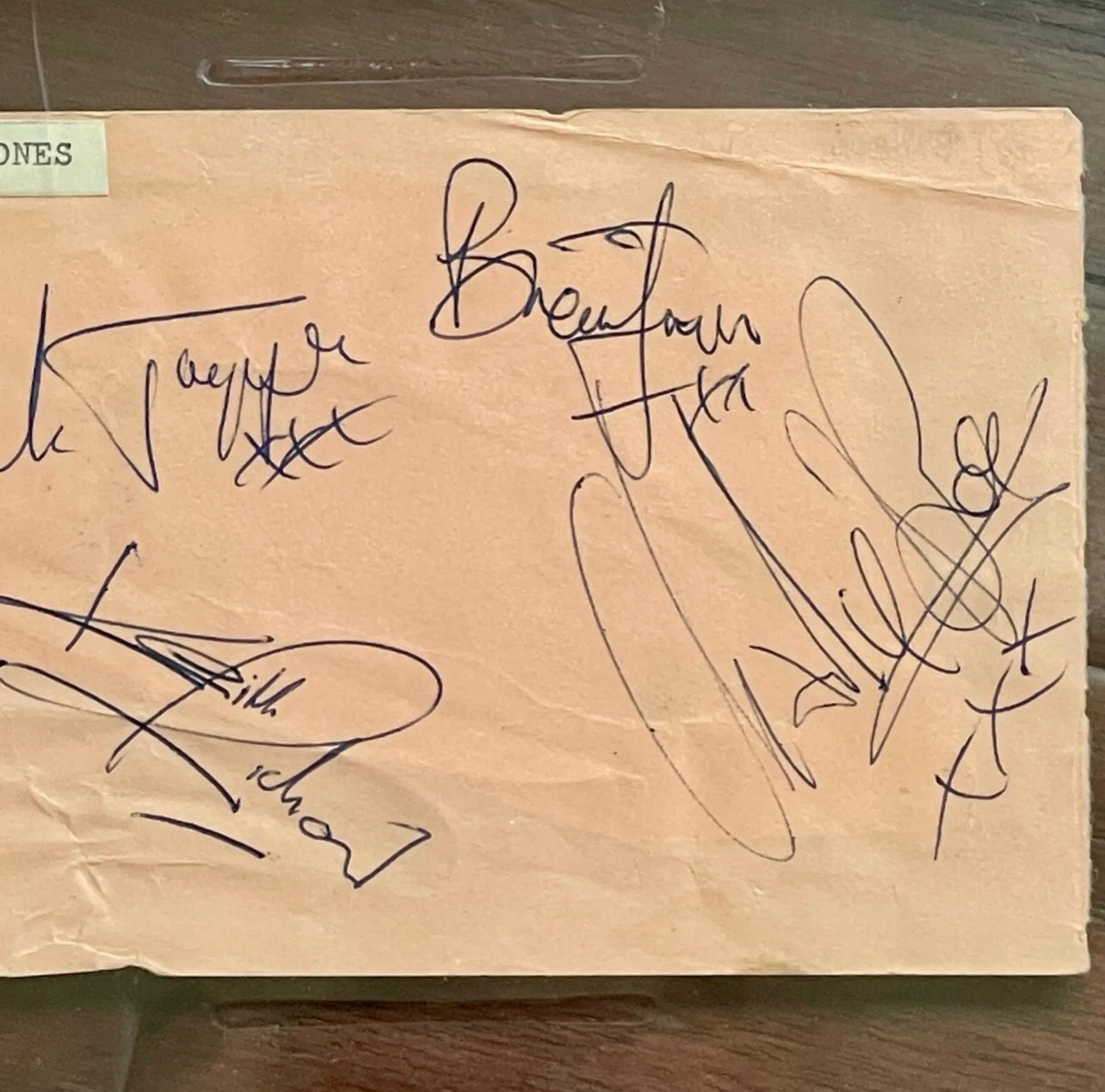 ROLLING STONES * PSA * AUTOGRAPHS Jagger Jones Richards Watts SIGNED * Orbison