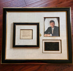 JOHN F KENNEDY * JSA COA * Authentic JFK AUTOGRAPH Signed Display * 1960
