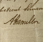 ALEXANDER HAMILTON * PSA/DNA * GRADE 10 Letter Signed Autograph as Sec Treasury
