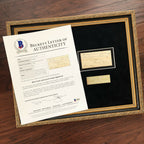 MARK TWAIN / SAMUEL L. CLEMENS * BAS Beckett LOA * Hand Signed Autograph Quote *