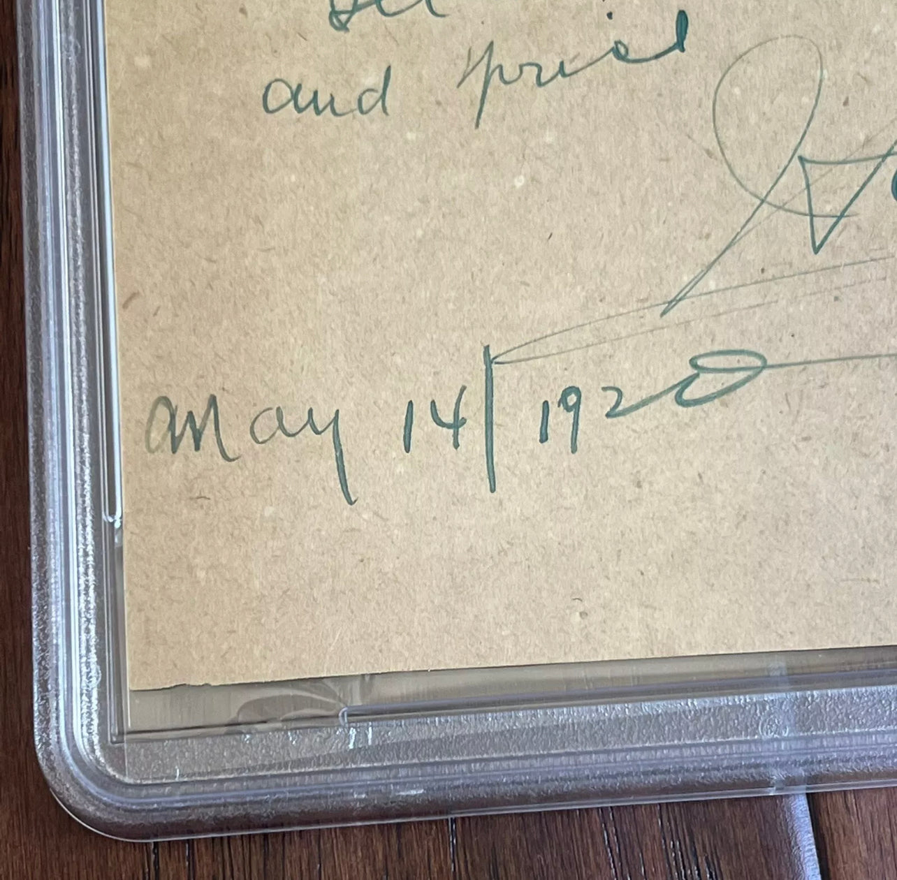 HARRY HOUDINI * PSA * Autograph Humorous Note Signed * Magician & Escape Artist