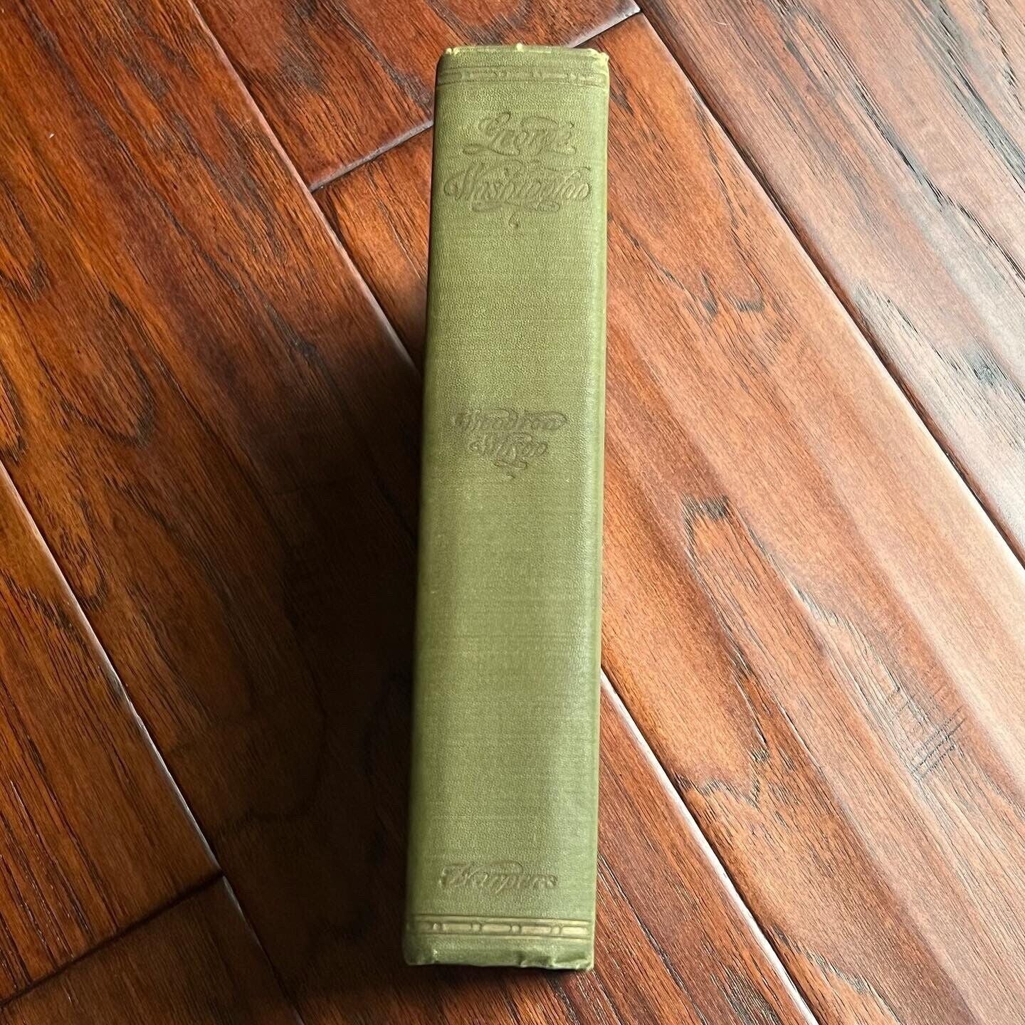 WOODROW WILSON * PSA/DNA * Biography of George Washington Autograph Signed Book
