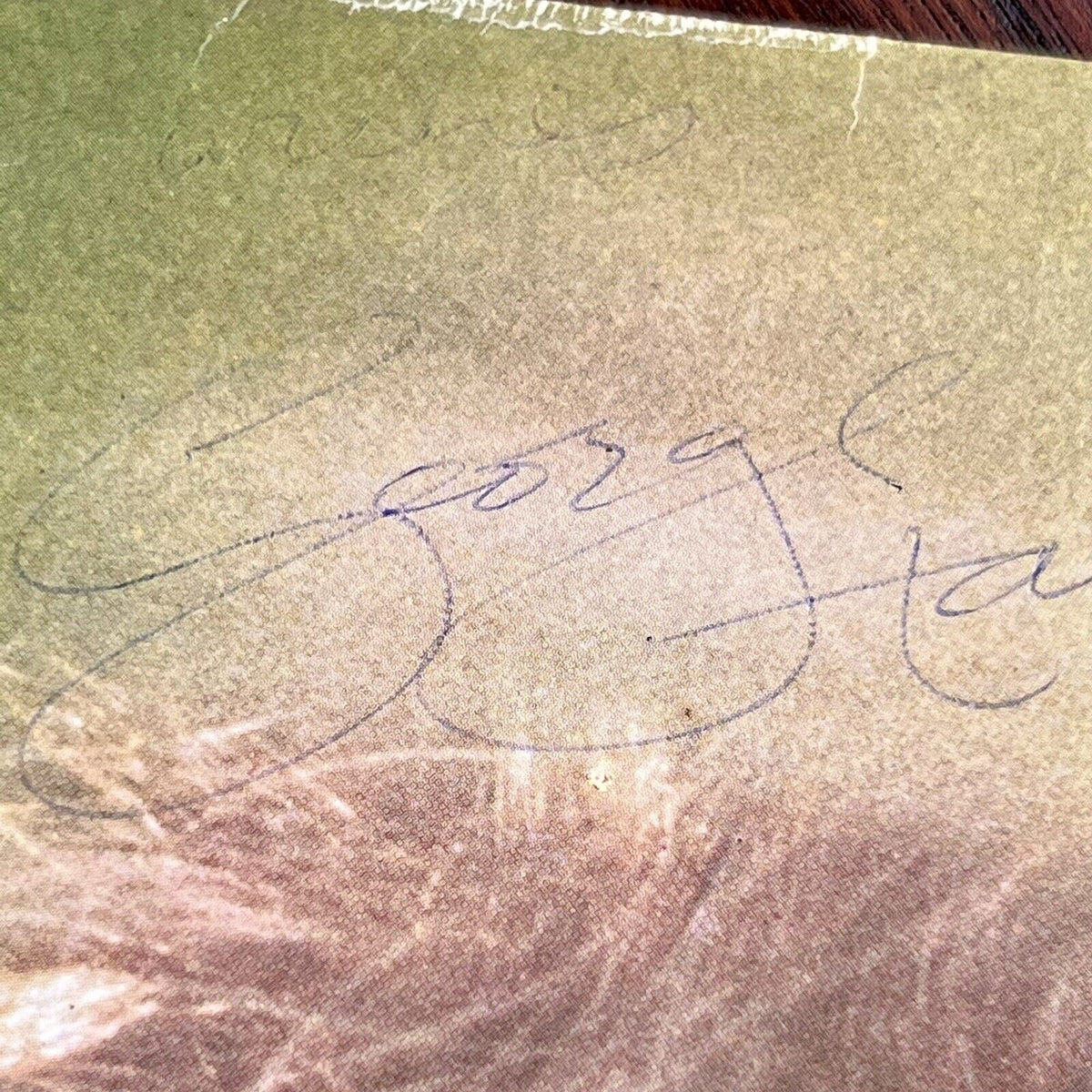 GEORGE HARRISON * PSA/DNA LOA * Autograph Self Titled LP Signed Album Beatles