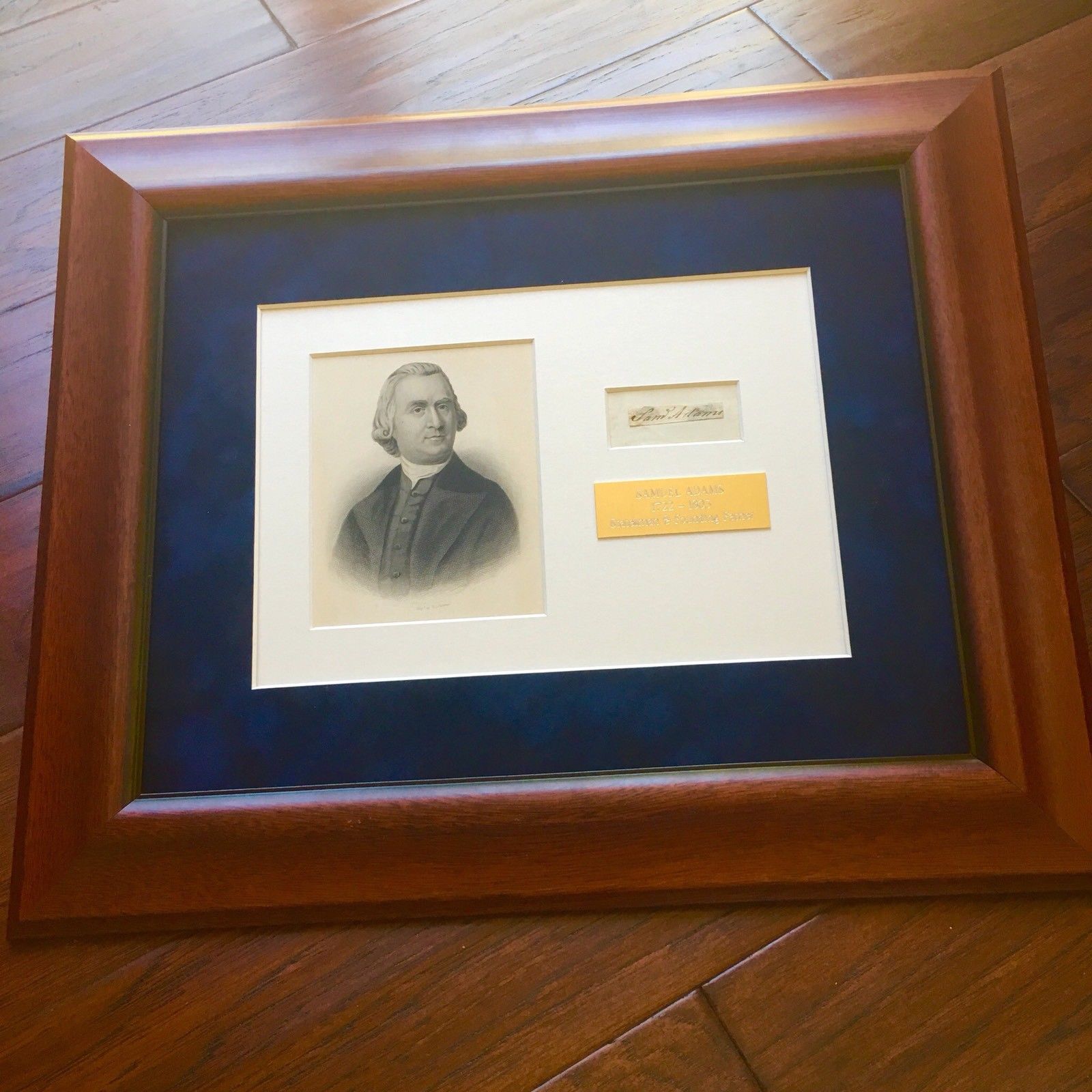 SAMUEL ADAMS * Scarce AUTOGRAPH Cut Signature SIGNED * Declaration Independence