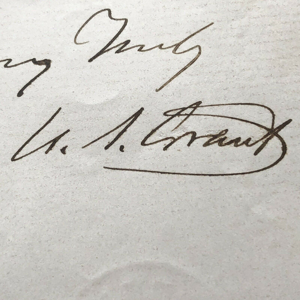 ULYSSES S. GRANT * PSA/DNA * "No Autograph of Abraham Lincoln" Letter Signed