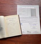 HARRY HOUDINI * JSA LOA * AUTOGRAPH Spiritualism Book "Gleanings" Signed