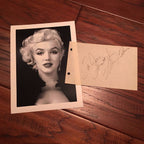 MARILYN MONROE * JSA COA * Authentic RARE AUTOGRAPH note SIGNED * Celebrity Icon