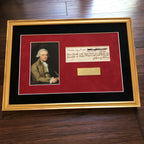 JOHN ADAMS * JSA COA * Scarce AUTOGRAPH Handwritten Note SIGNED * 2nd President
