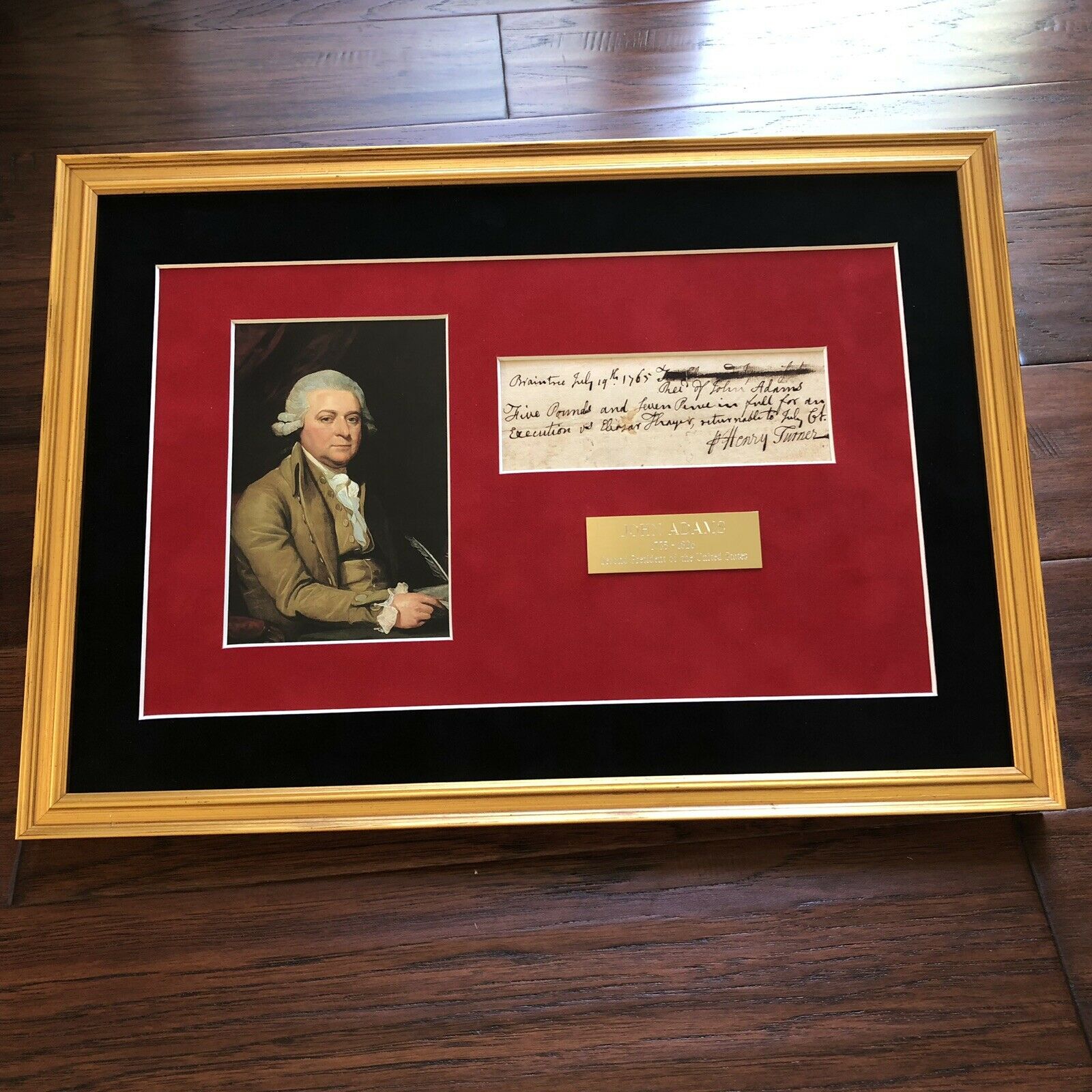 JOHN ADAMS * JSA COA * Scarce AUTOGRAPH Handwritten Note SIGNED * 2nd President