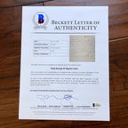 KING GEORGE III * BAS LOA * Revolutionary War Date Autograph Letter Signed