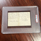ULYSSES S GRANT * PSA/DNA * Autograph Letter Signed as President Handwritten