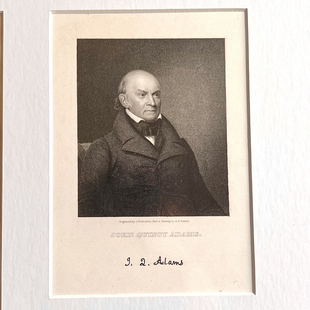 JOHN QUINCY ADAMS * Autograph Letter Re Fathers Biography & Van Buren Signed JSA