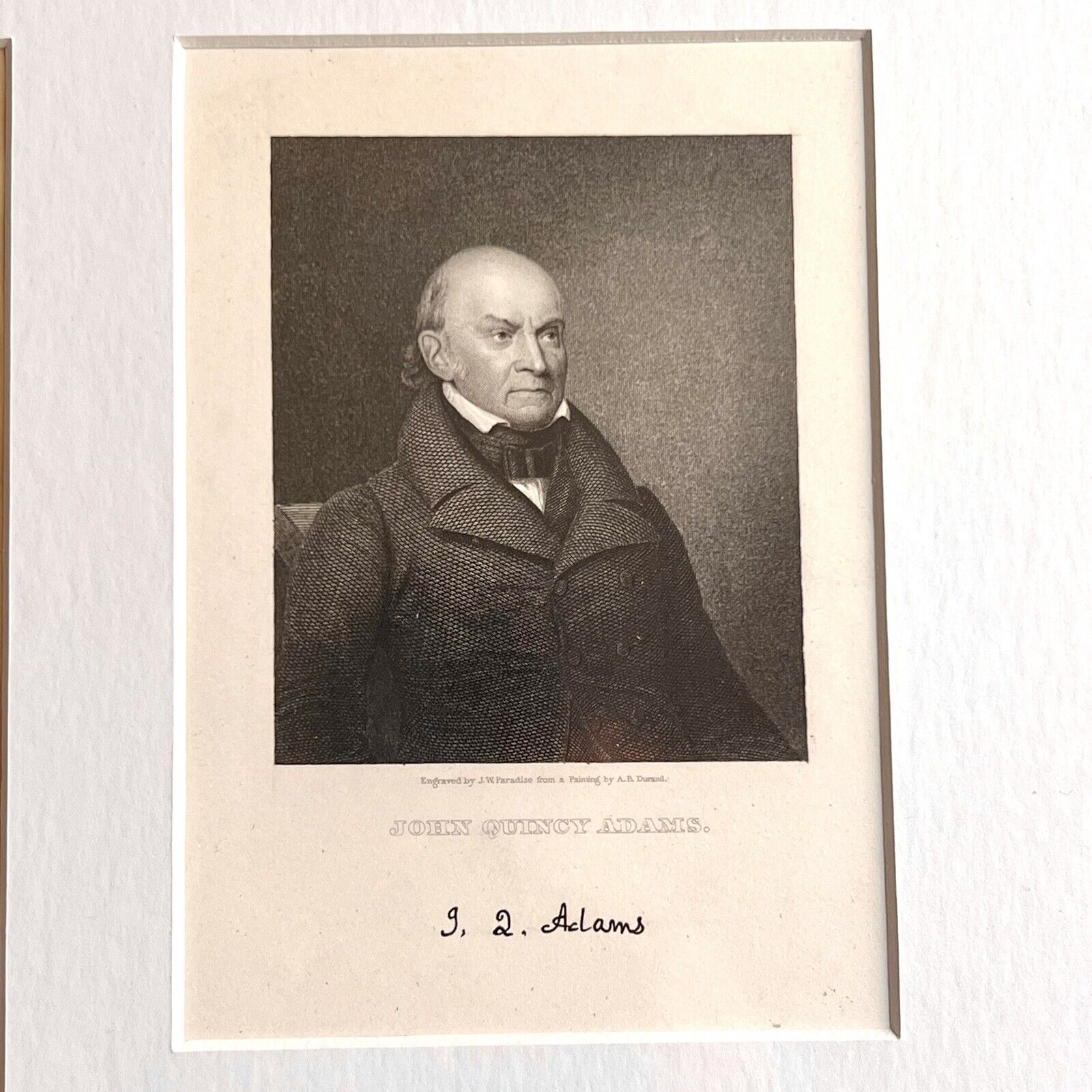 JOHN QUINCY ADAMS * Autograph Letter Re Fathers Biography & Van Buren Signed JSA