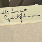 LYNDON B. JOHNSON * JSA *Type 1 Photo Signed As President To Georgia Governor