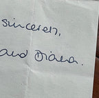 PRINCESS DIANA & KING CHARLES * PSA * Autograph WEDDING GIFT Letter Signed 1981