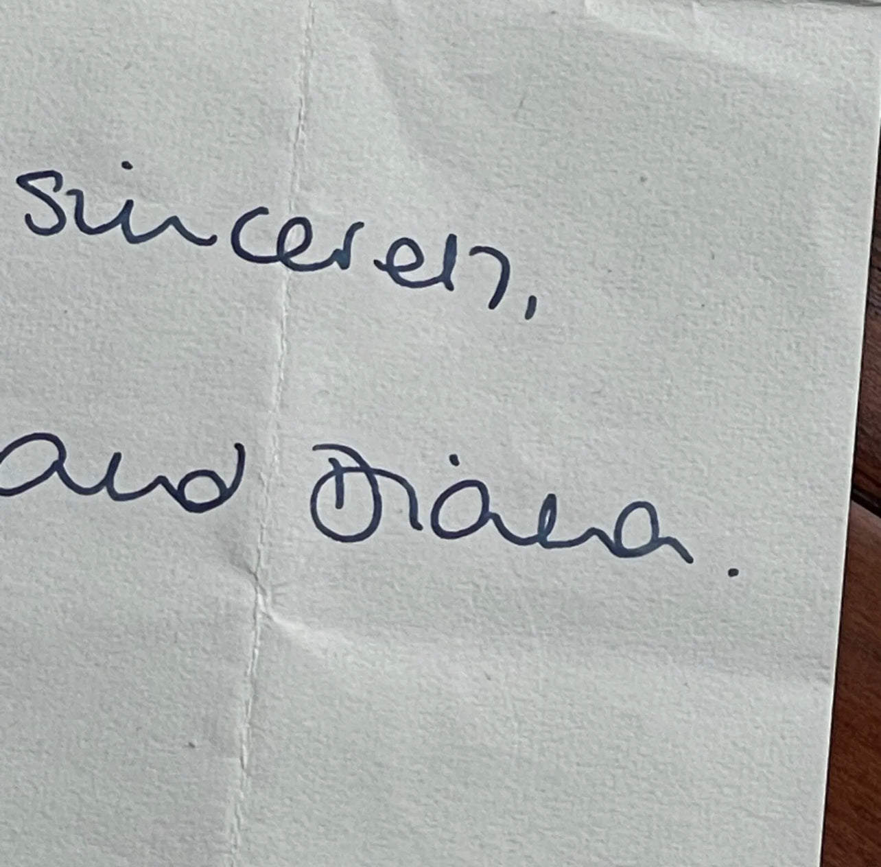 PRINCESS DIANA & KING CHARLES * PSA * Autograph WEDDING GIFT Letter Signed 1981