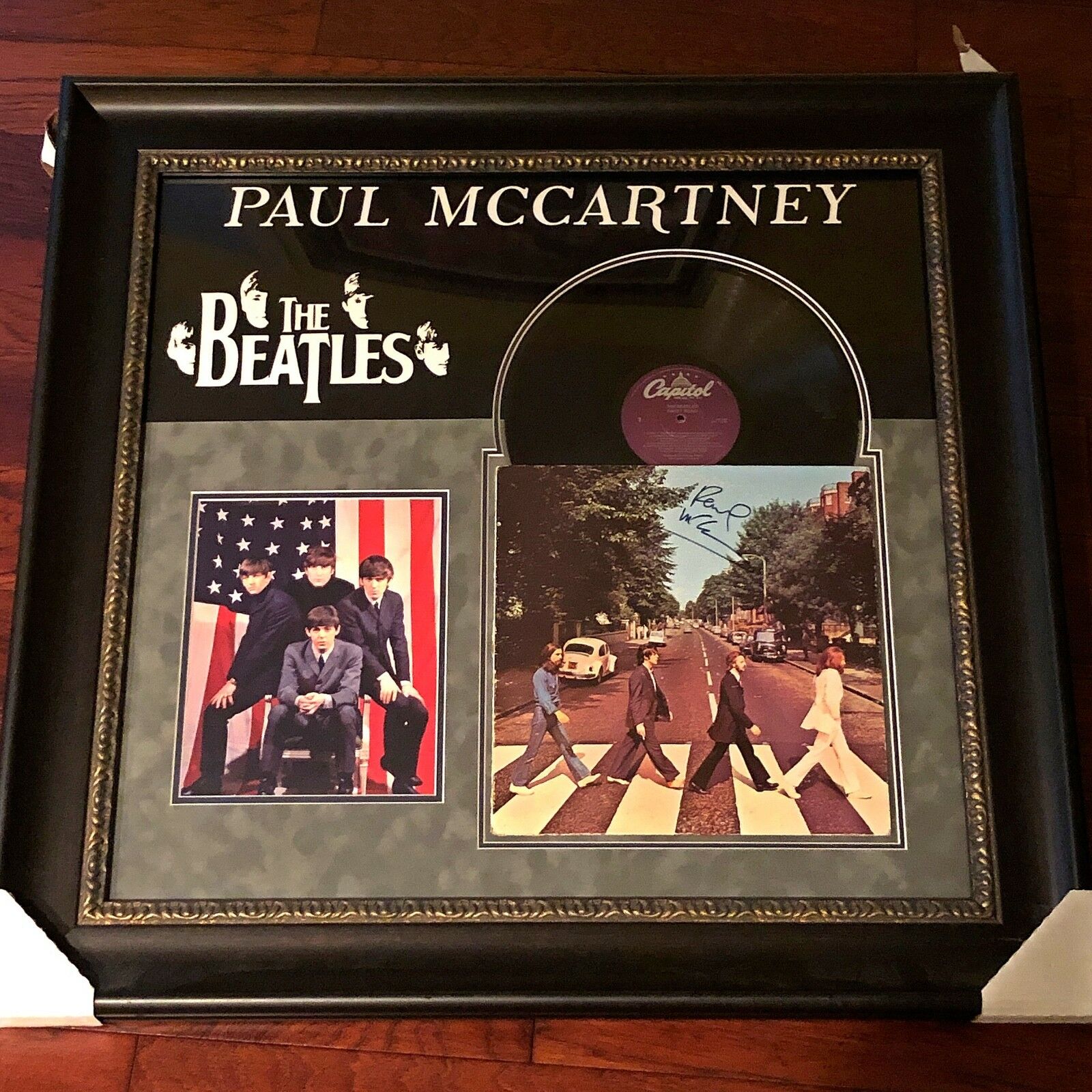 PAUL MCCARTNEY * PSA/DNA * Perry Cox * ABBEY ROAD Beatles * Autograph LP SIGNED