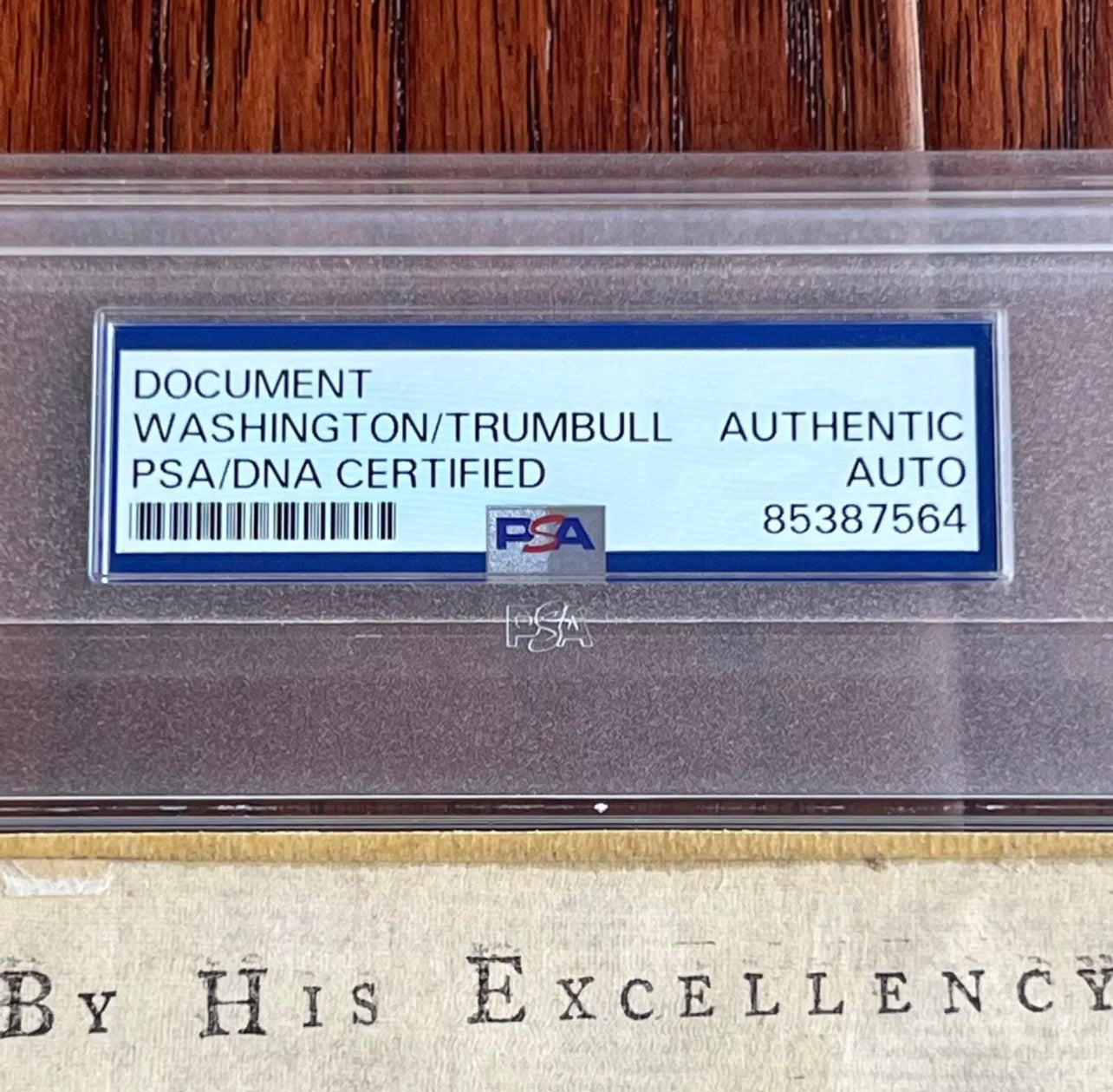 GEORGE WASHINGTON PSA Autograph VALLEY FORGE Revolutionary War Discharge SIGNED