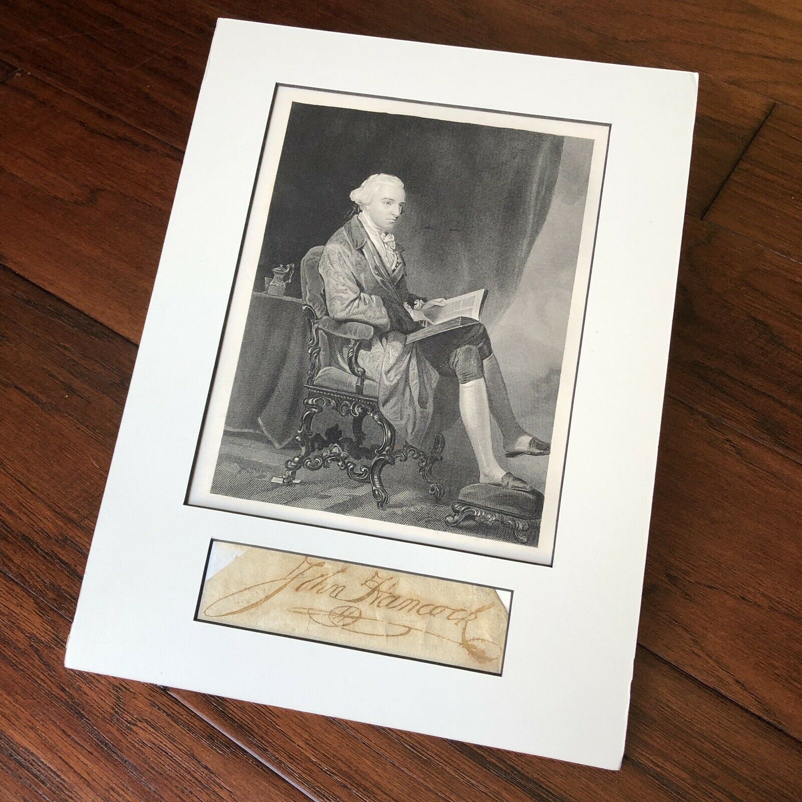 JOHN HANCOCK * PSA/DNA Charles Hamilton COA * BOLD AUTOGRAPH Signature * Signed