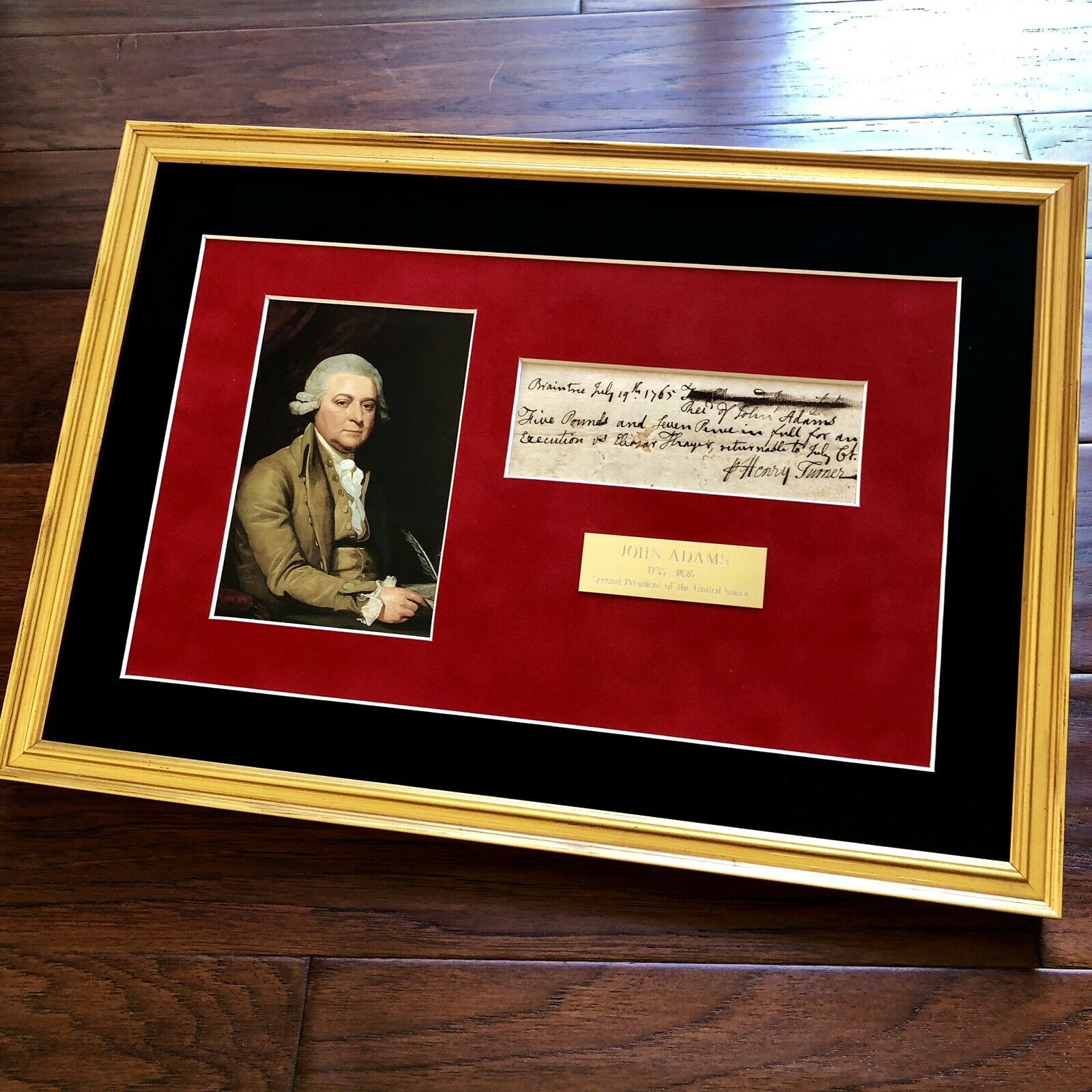 JOHN ADAMS * JSA COA * Scarce AUTOGRAPH Handwritten Note SIGNED * 2nd President