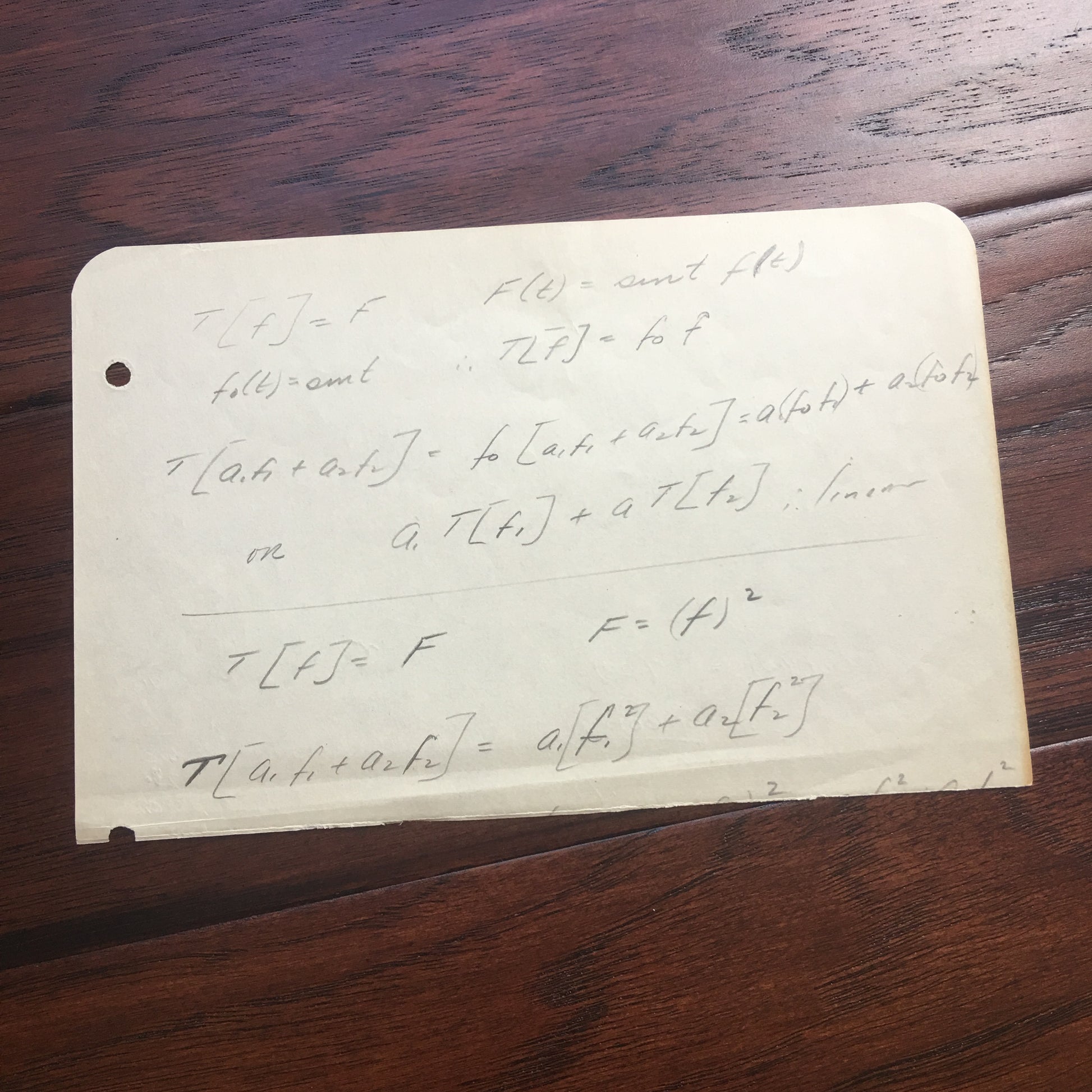 EDWARD H. WHITE II * Authentic Half Page Notes * FULL OF DIAGRAMS  * APOLLO 1
