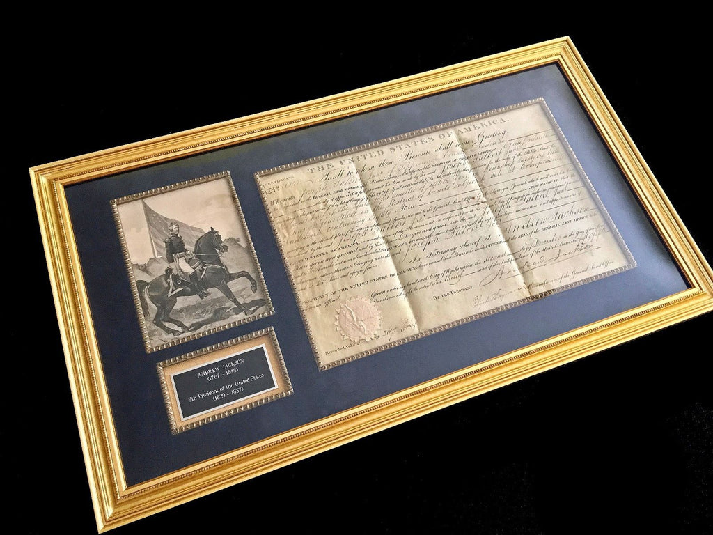 ANDREW JACKSON * AUTOGRAPH 1831 Land Grant SIGNED * As PRESIDENT *