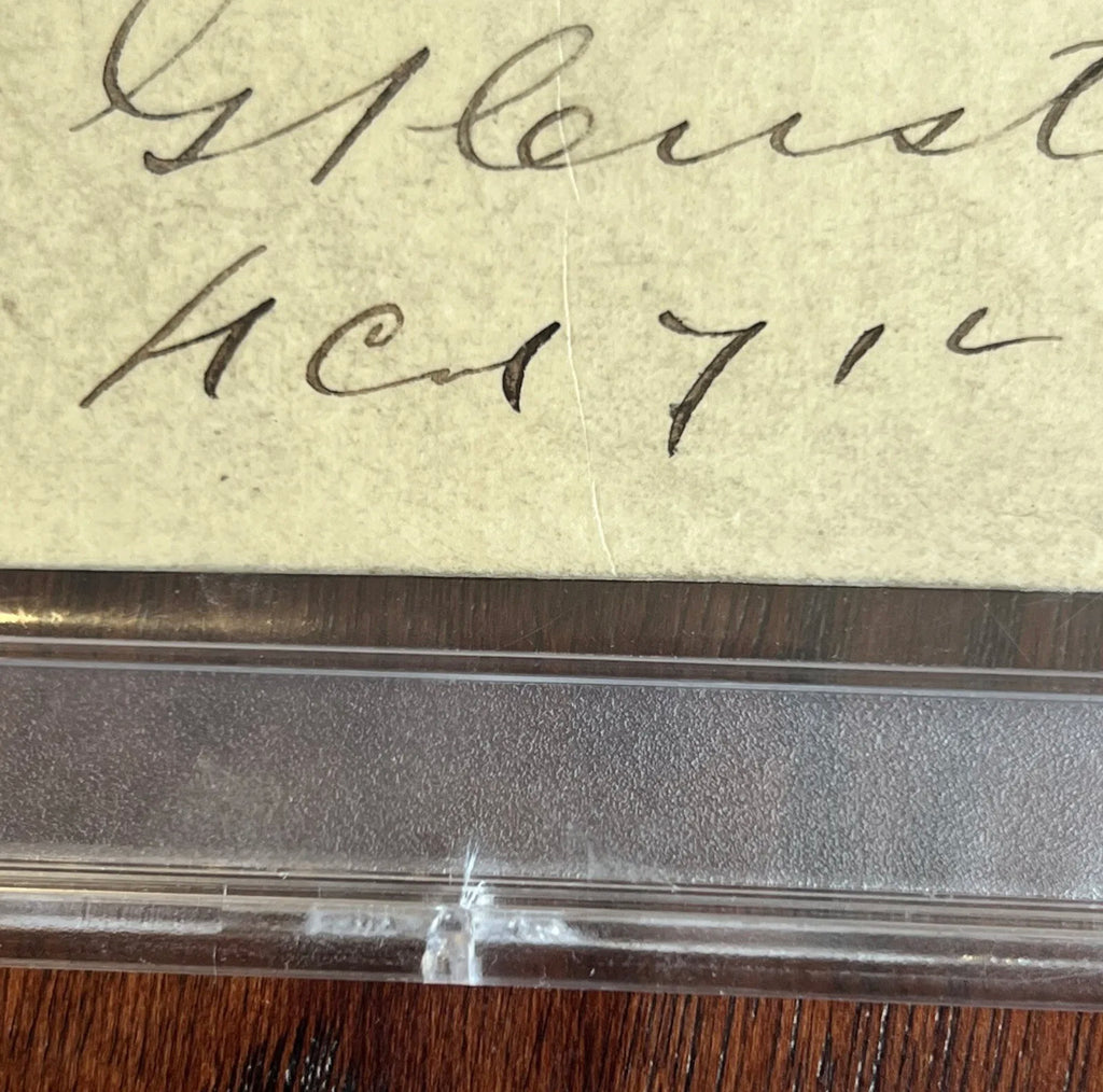 GEORGE CUSTER * PSA * Autograph CDV Photo Signed 3 Months Before Little Big Horn