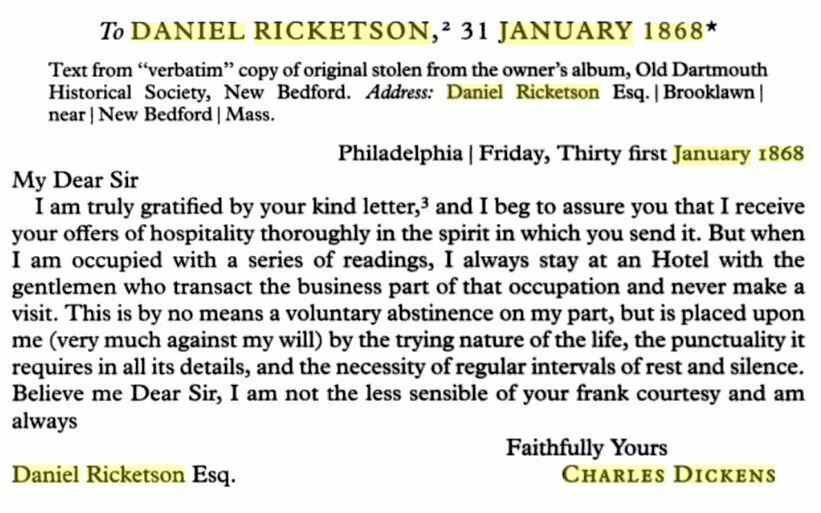 CHARLES DICKENS * JSA LOA * Handwritten Addressed Envelope * No Autograph Signed