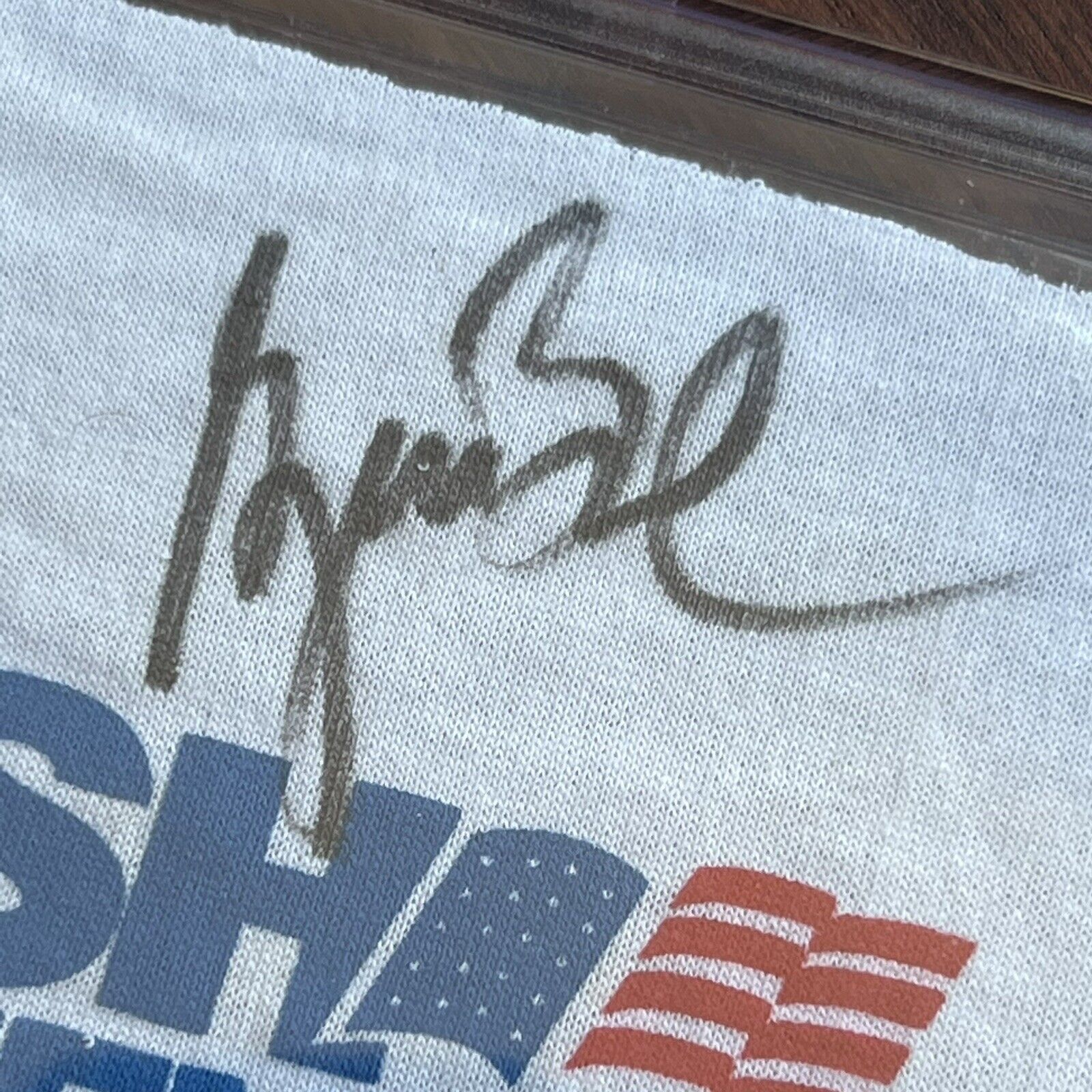 GEORGE W. BUSH * BAS Beckett Slab * Cut Autograph Signature Signed on Fabric