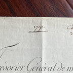 LOUIS XVI * JSA LOA * Beheaded King Signed Excessive Spending Document Autograph