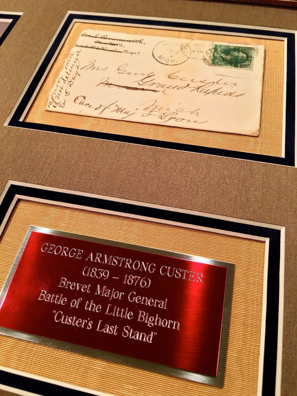 GEORGE CUSTER * Handwritten AUTOGRAPH SIGNED * Last Stand * Little Big Horn