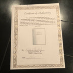PROOF! * APOLLO 12 SPACE FLOWN SCHEMATIC SECTION * RICHARD GORDON SIGNED COA