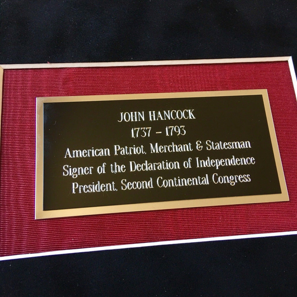 JOHN HANCOCK * Handwritten AUTOGRAPH Ships Manifest SIGNED for British Army