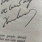 JOHN F. KENNEDY * JSA * 1960 Signed "Voting for Kennedy" Newspaper * Autograph